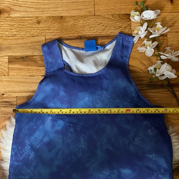 ADIDAS tank MIDI long blue dress - Picture 10 of 11